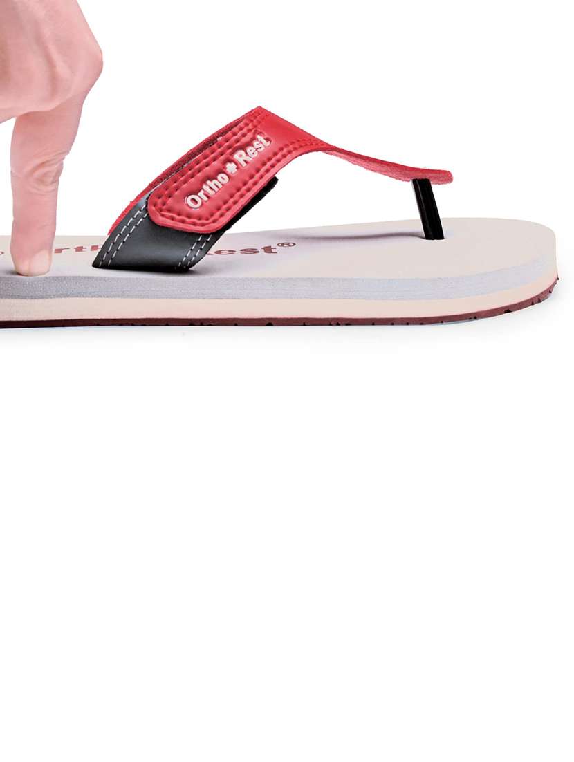 Women Maroon Orthosoft Flip Flop - 22755924 -  Standard Image - 2