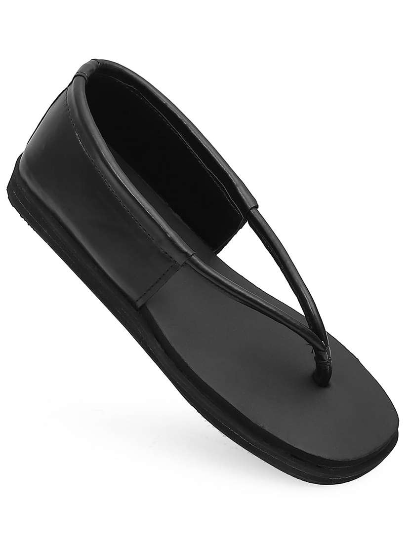 Women Solid Closed Back Flat Sandal - 22755928 -  Standard Image - 2