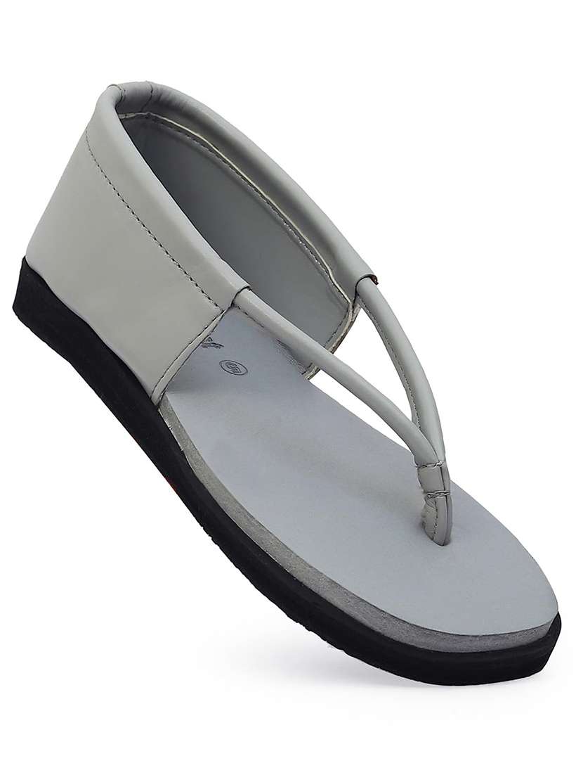 Women Solid Closed Back Flat Sandal - 22755929 -  Standard Image - 2