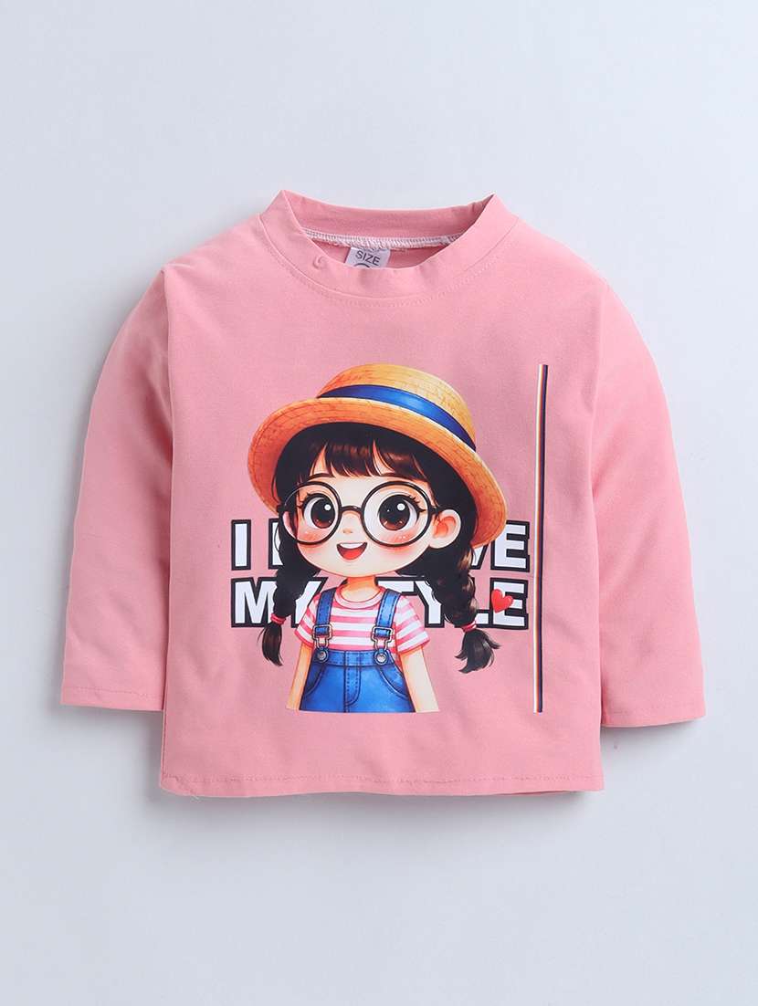 Girls Printed Long Sleeves Full Length Set - 22757009 -  Standard Image - 2