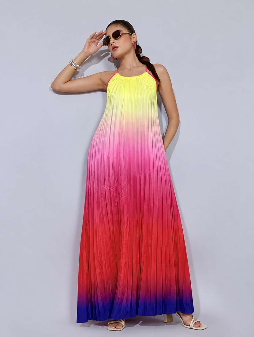 Women Ombre Sleeveless A-line Dress - 22760873 -  Standard Image - 2
