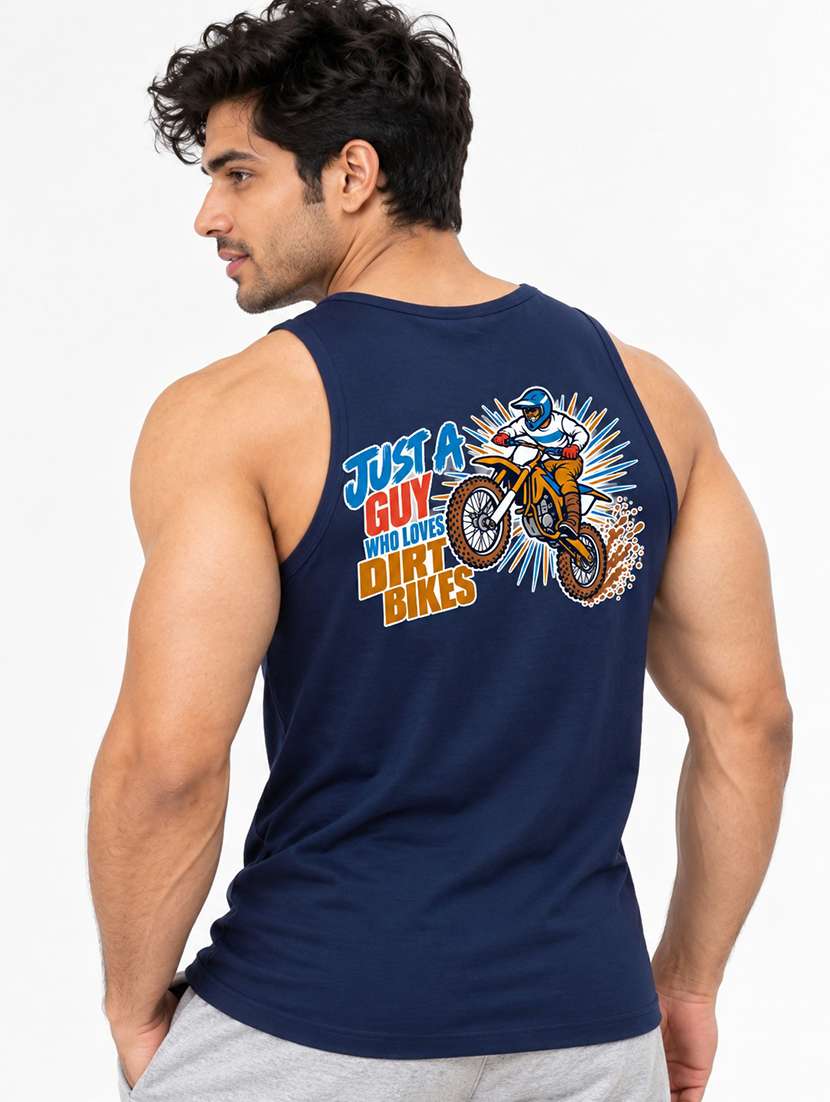 Men Printed Sleeveless Vest - 22762272 -  Standard Image - 2