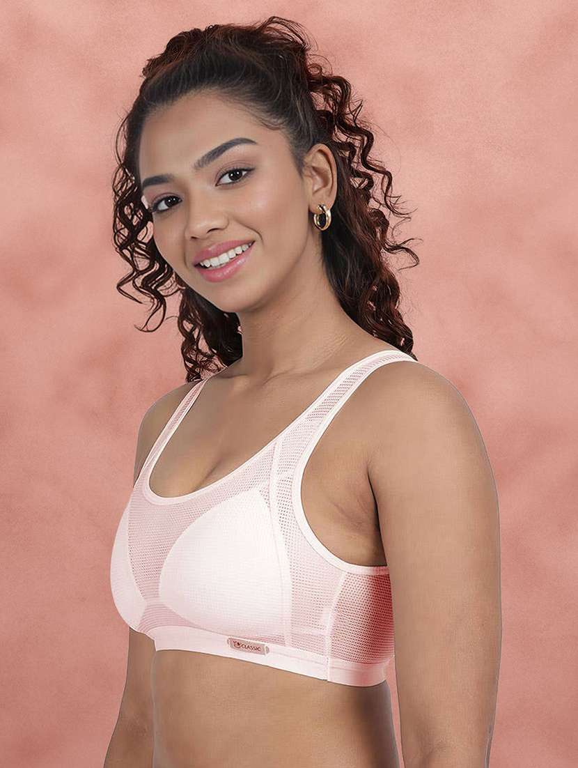 Women Solid Full Coverage Sports Bra - 22765497 -  Standard Image - 2