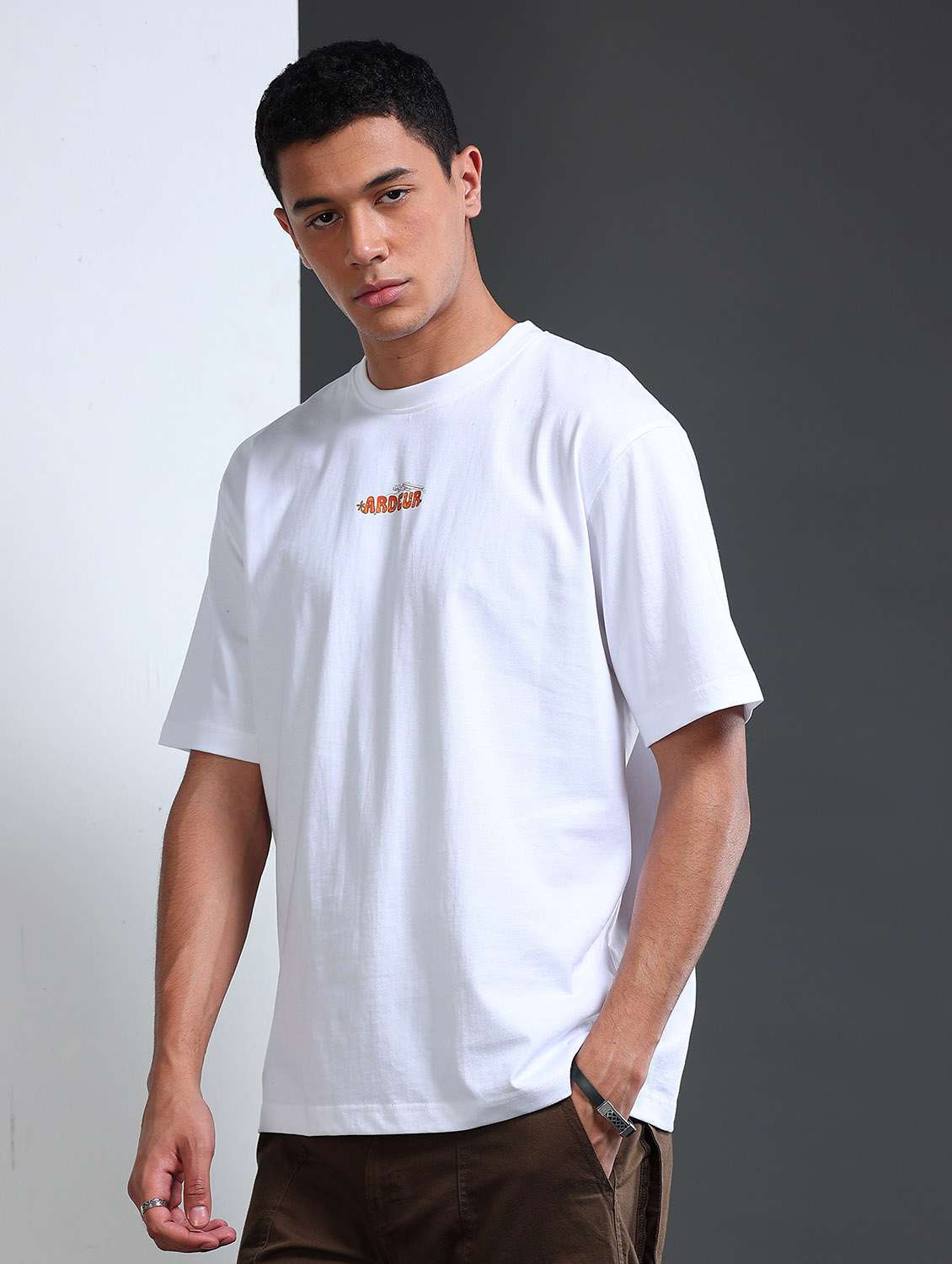 Men Printed Short Sleeve Loose Fit T-shirt - 22766727 -  Standard Image - 2