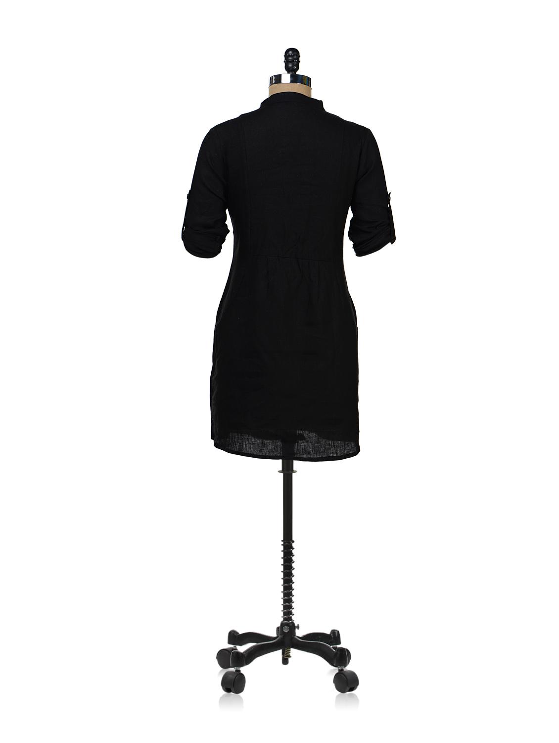 black linen tunic - 35587 - Standard Image - 2