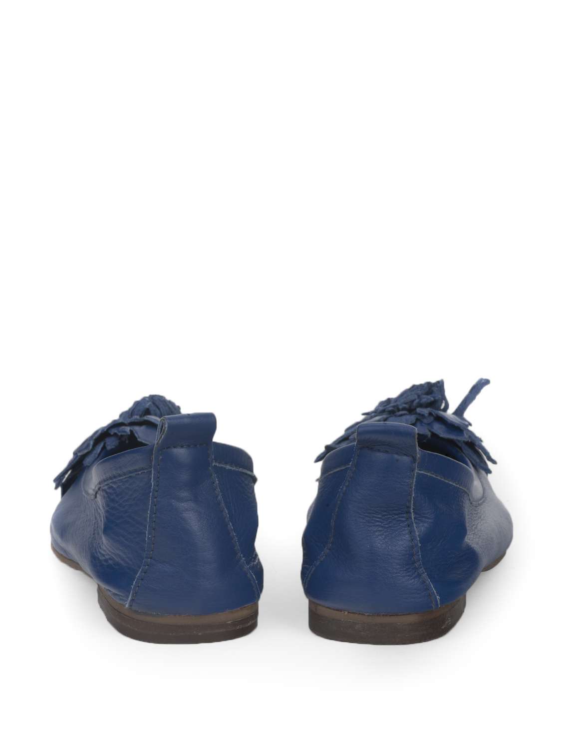 Cobalt Blue Floral Ballerinas - 35732 - Standard Image - 2