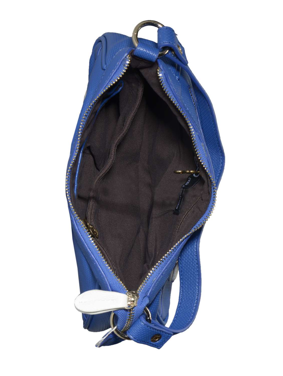 Blue Satchel with White Ribbon and Bow - 46234 -  Standard Image - 2