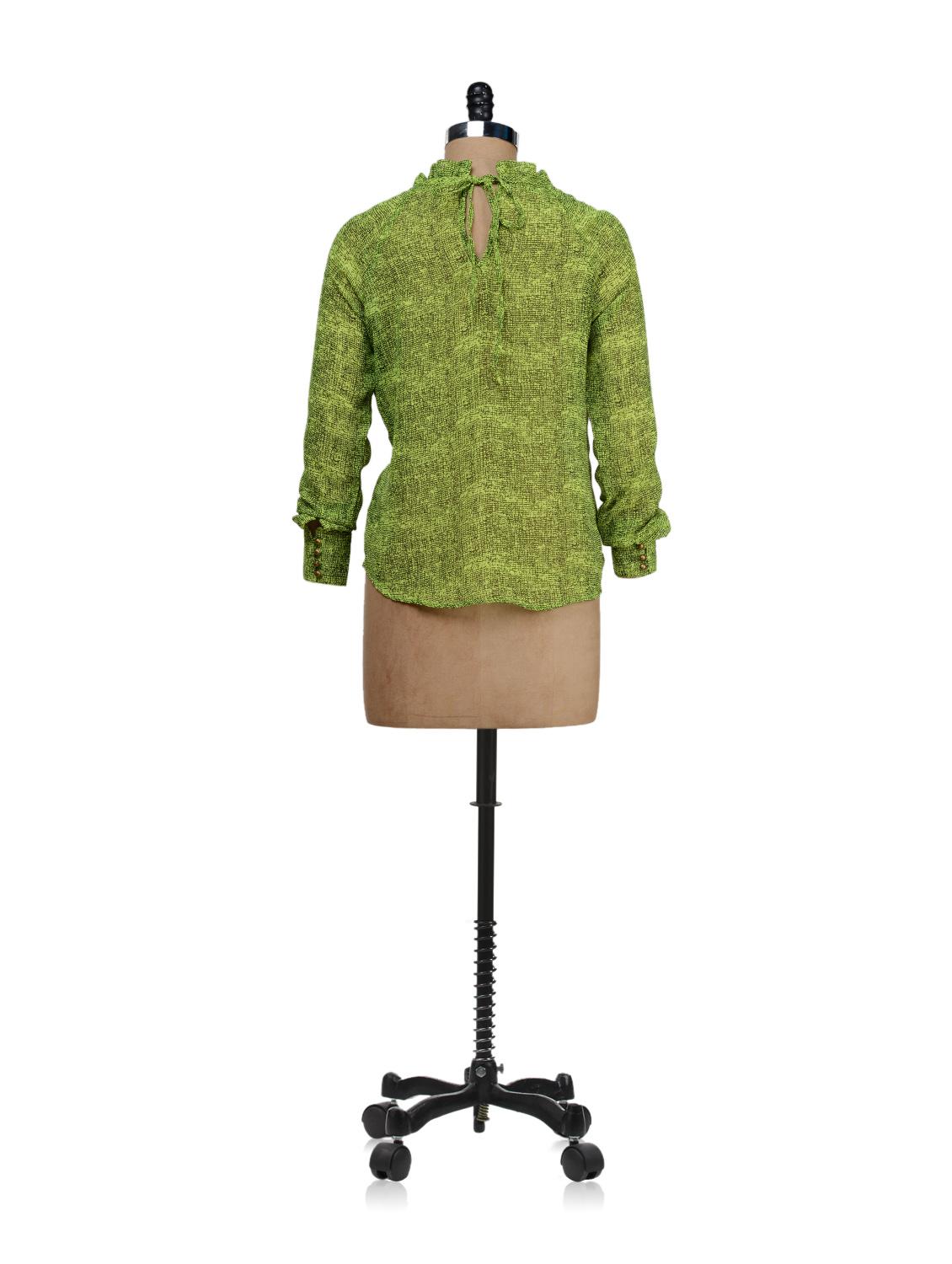 neon green sheer top - 48360 - Standard Image - 2