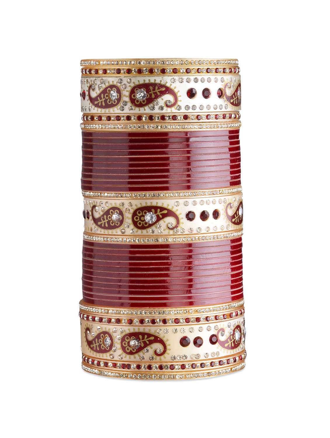 red bridal wedding chuda