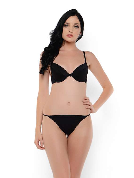 push-up bra with thongs set 