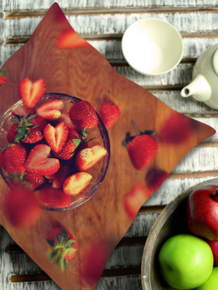 strawberry cushion cover