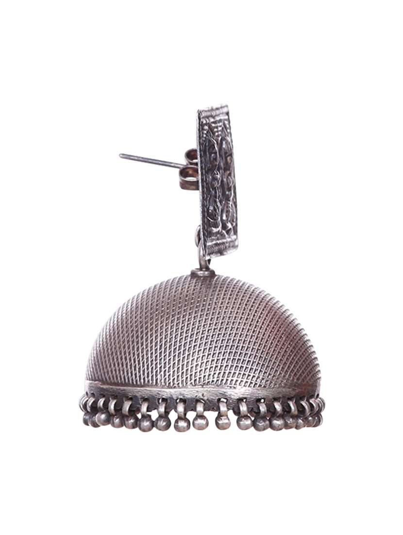 sterling silver beaded jhumkas - 9618185 -  Standard Image - 2