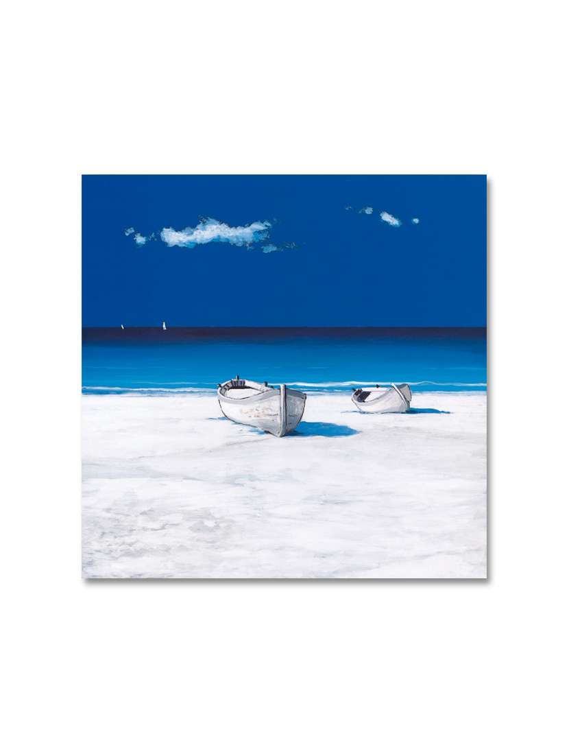 multicolour abstract printed canvas painting