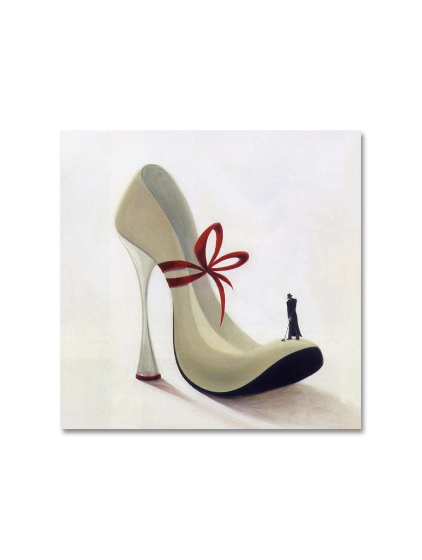 multicolour abstract printed canvas painting