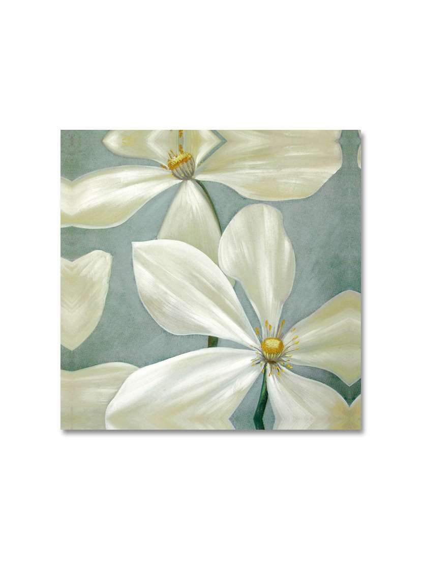 multicolour abstract printed canvas painting