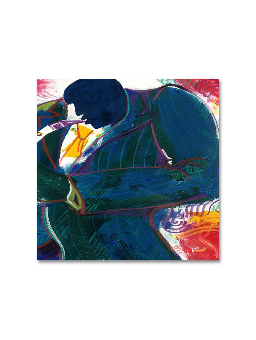 multicoloured premium printed painting on canvas