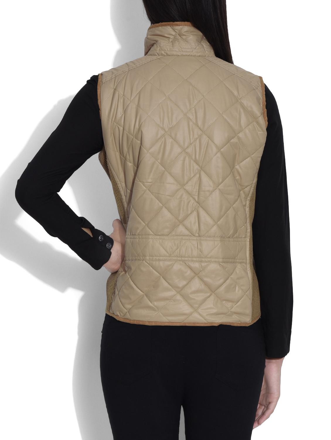 plain beige woollen blend jacket - 9620249 - Standard Image - 2