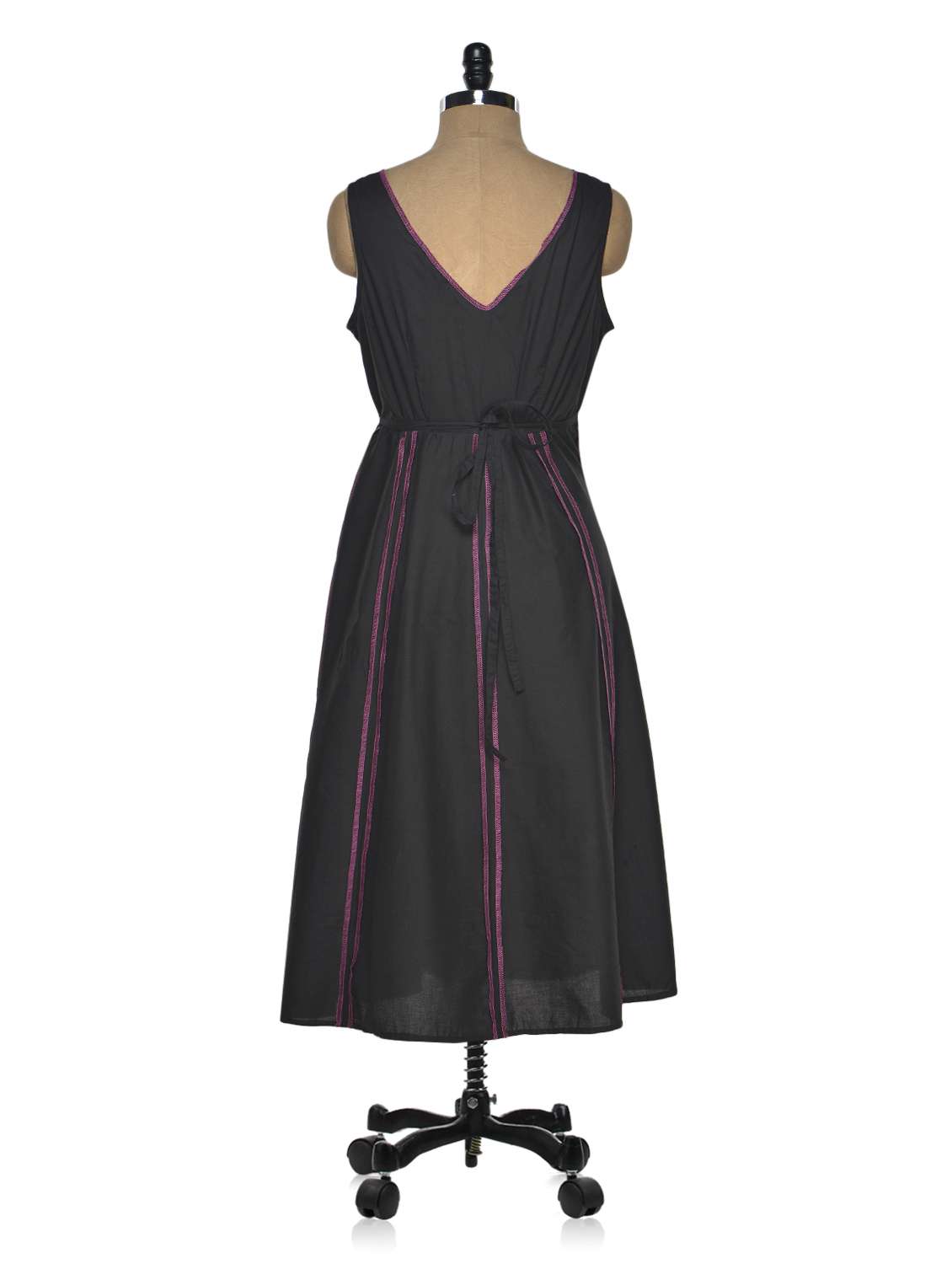 Dress With Printed Belt - 963912 -  Standard Image - 2