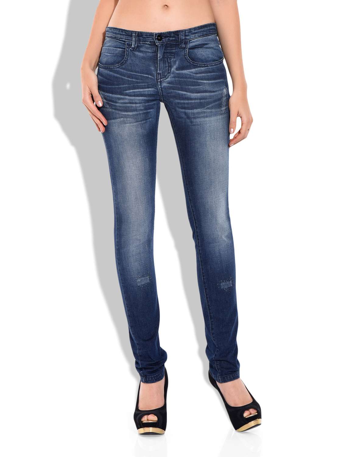 blue organic cotton jeans