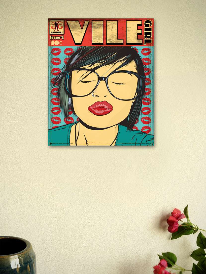 vile girl- wall poster