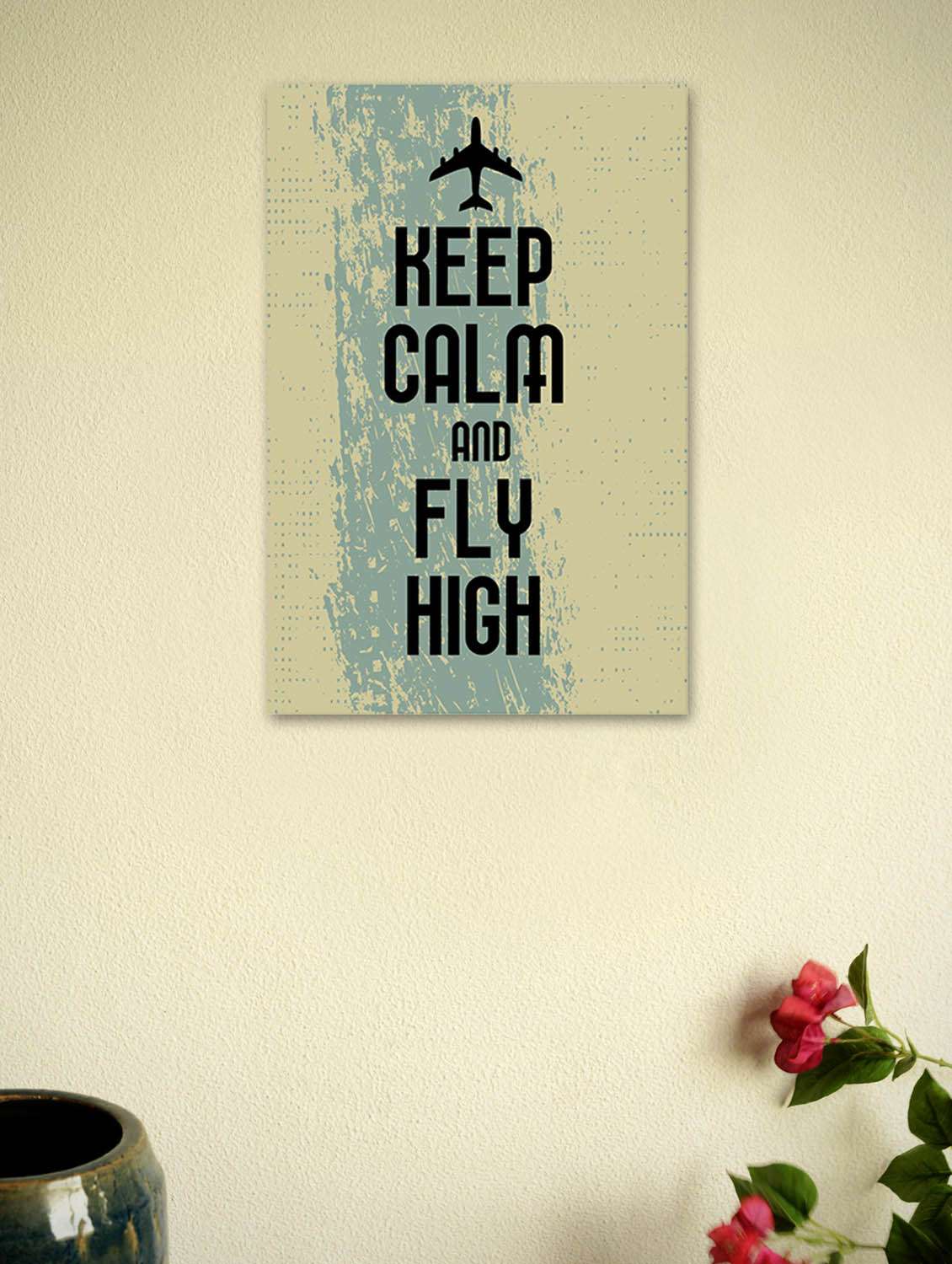 keep calm and fly high poster