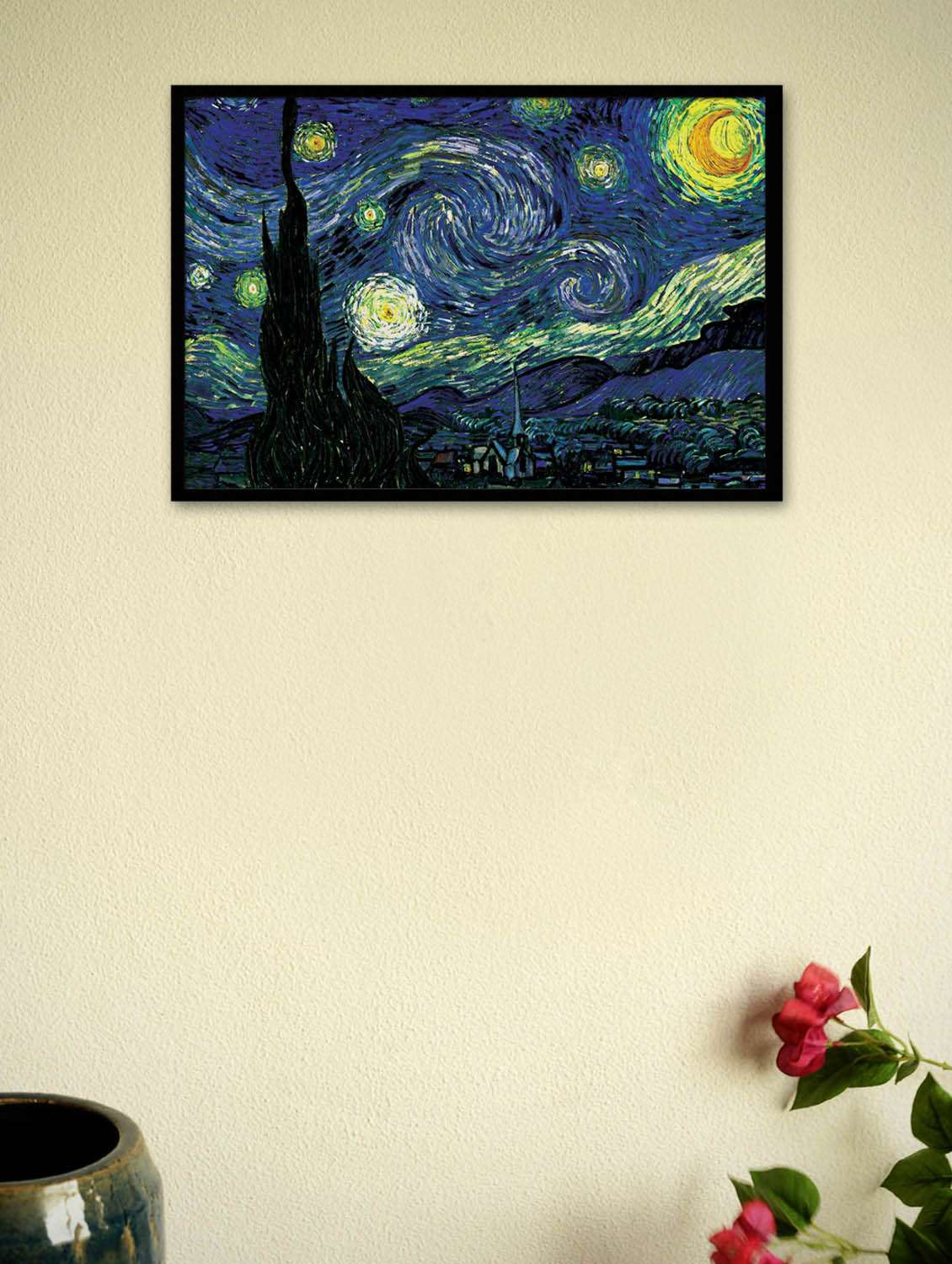 starry night by vincent van gogh framed poster