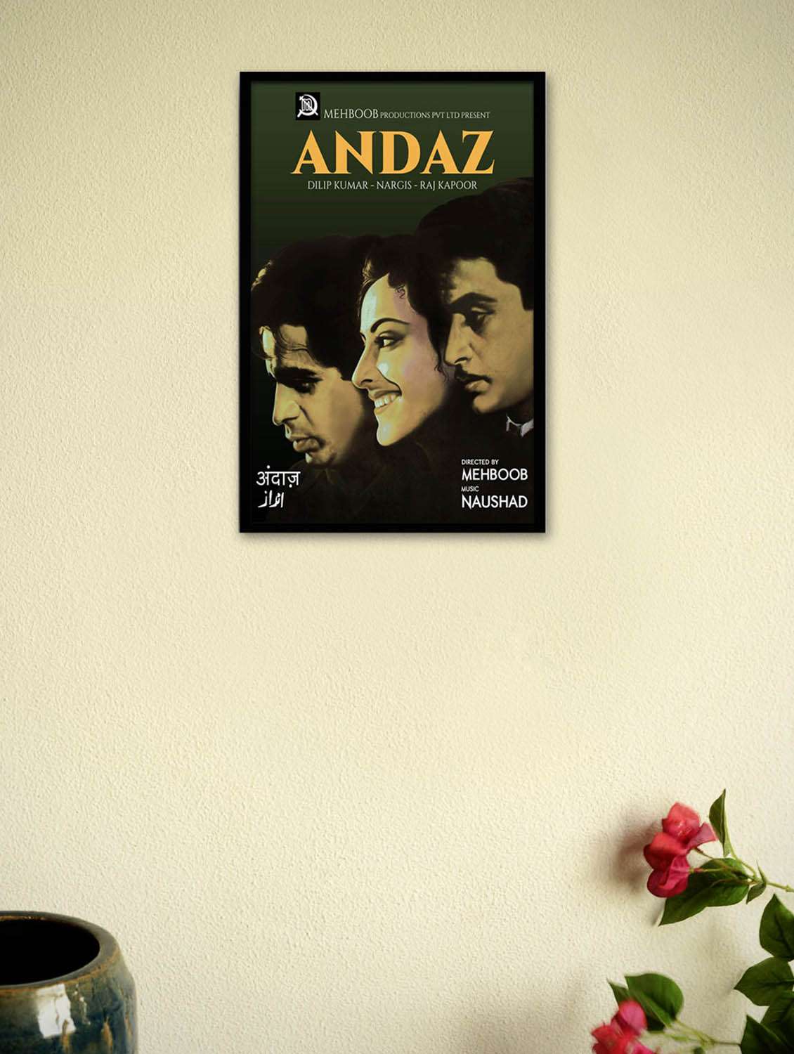 andaz movie framed poster