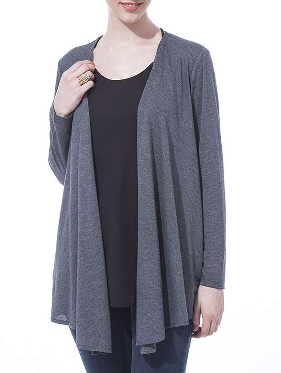 long sleeved knitted shrug