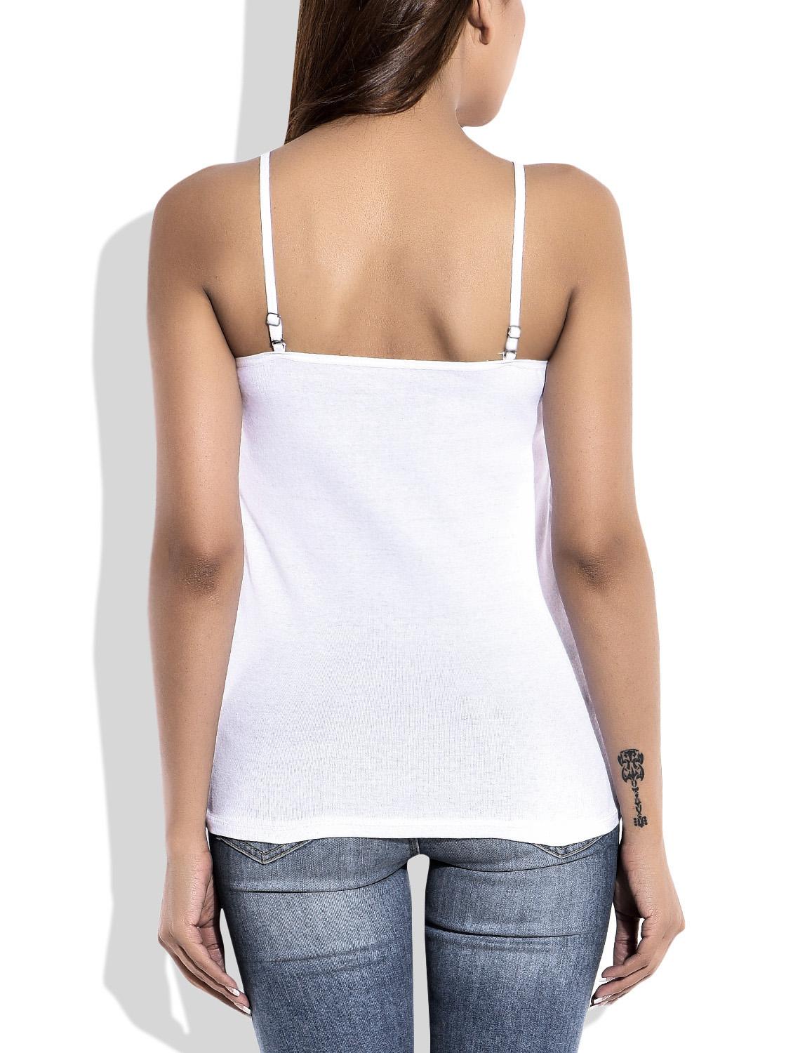 detachable strap solid camisole - 9721808 - Standard Image - 2