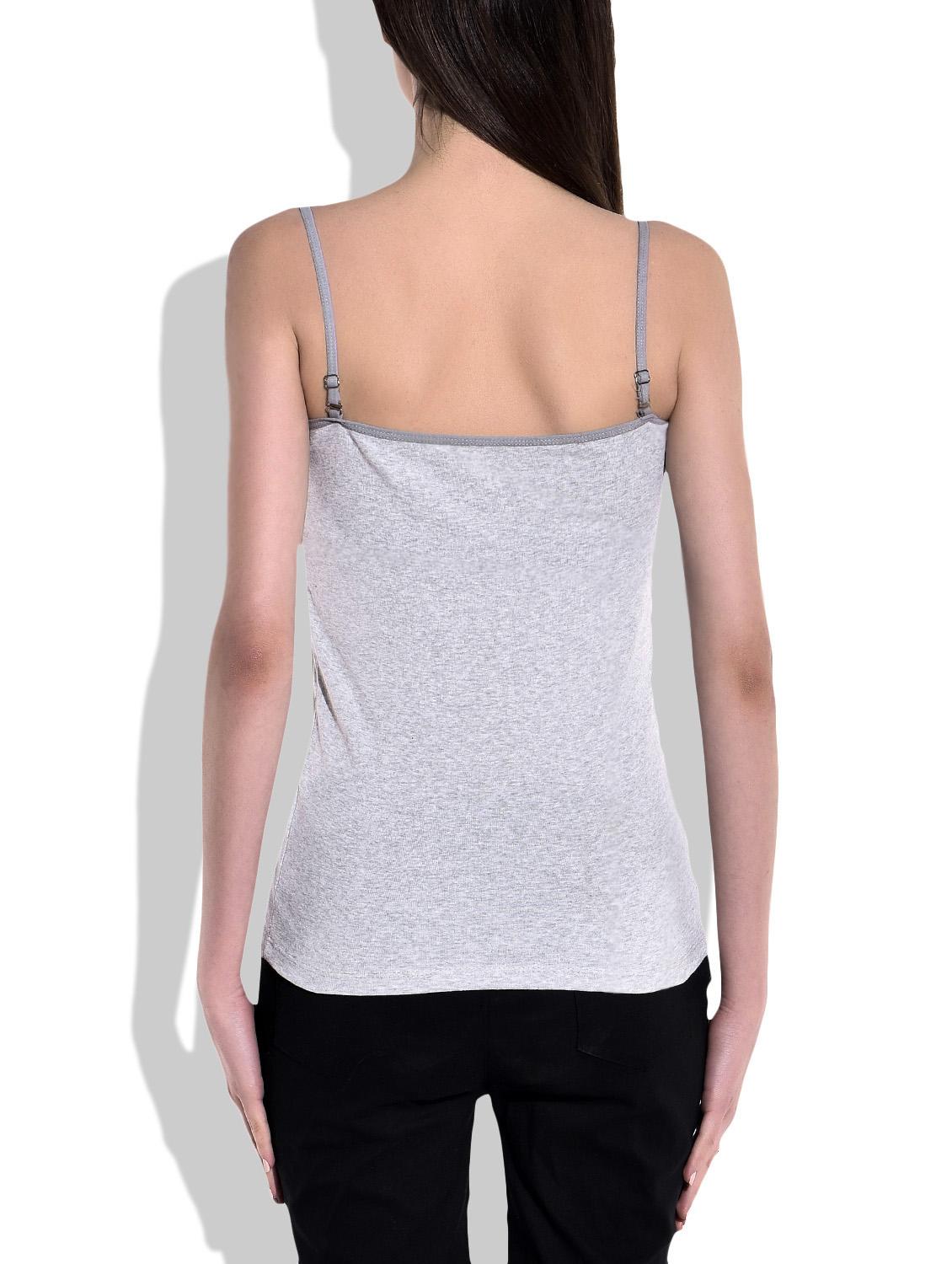 detachable strap solid camisole - 9721810 - Standard Image - 2