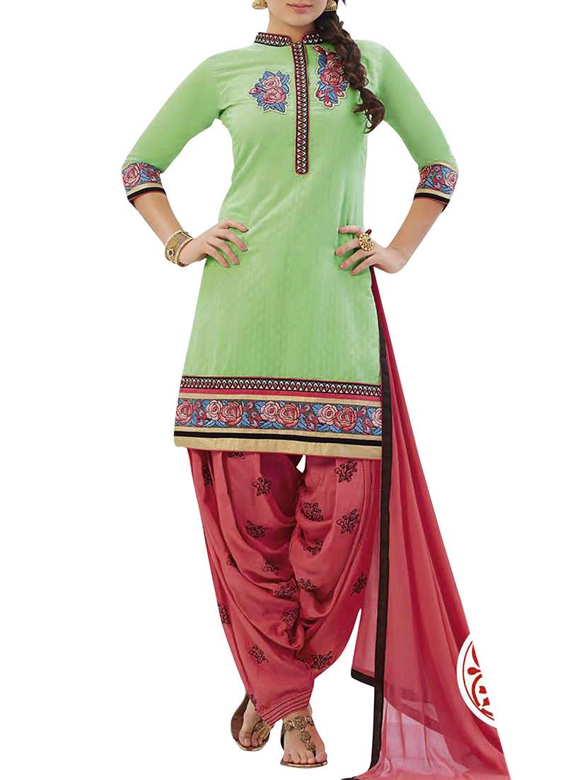 unstitched cotton dress material