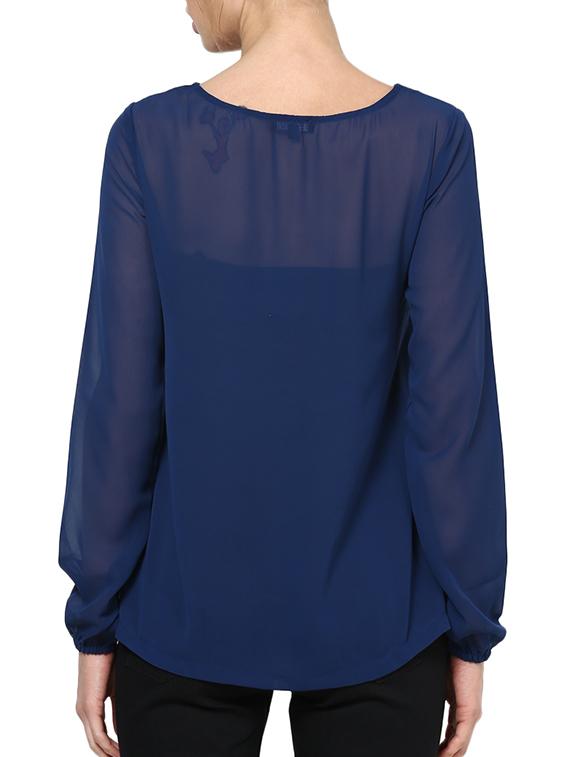 women's straight boat neck top - 981735 - Standard Image - 2