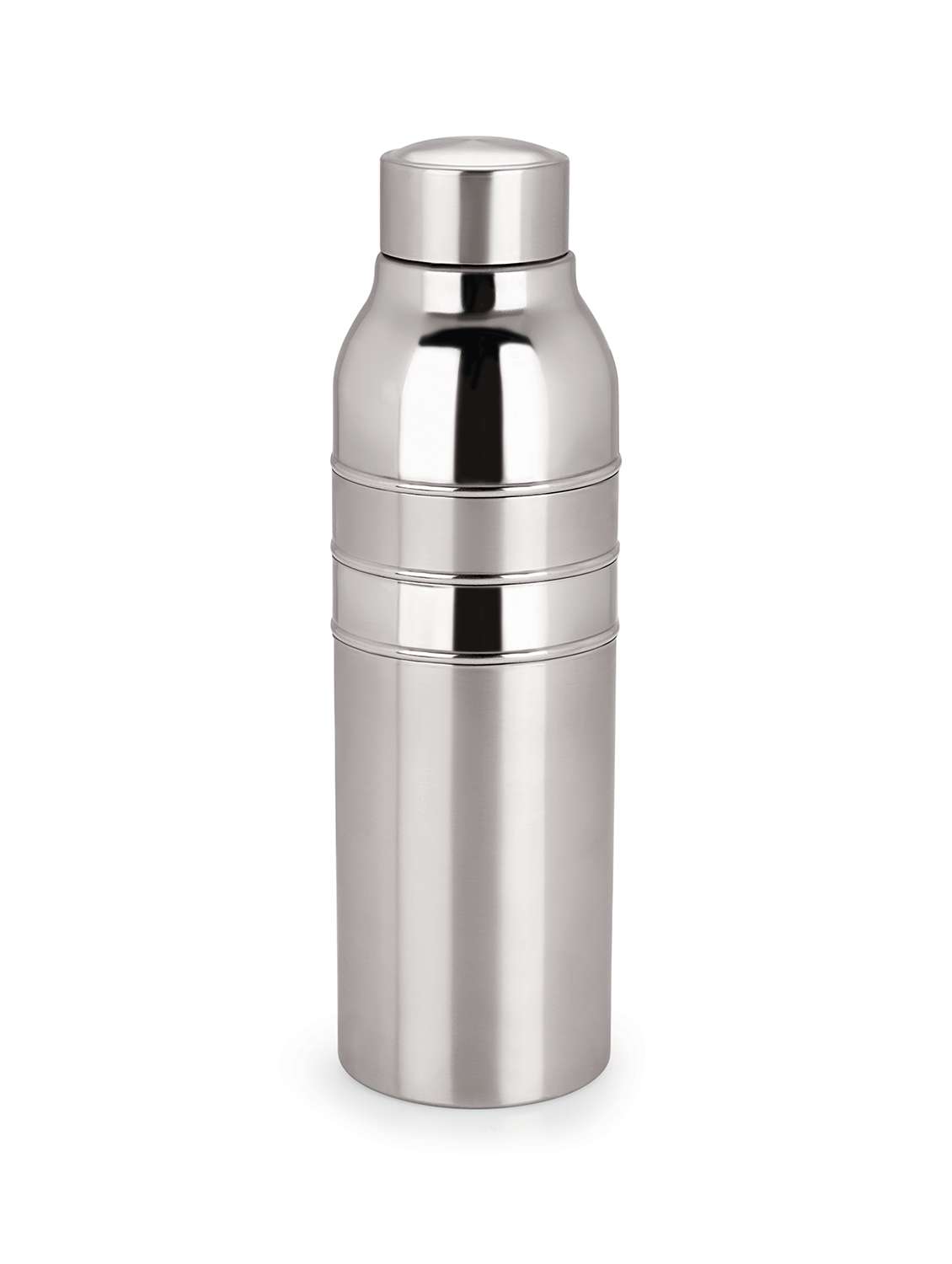 nanonine s.s insu hot & cool bottle, 550ml, silver