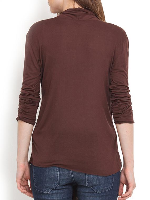 brown viscose shrug - 9947724 - Standard Image - 2
