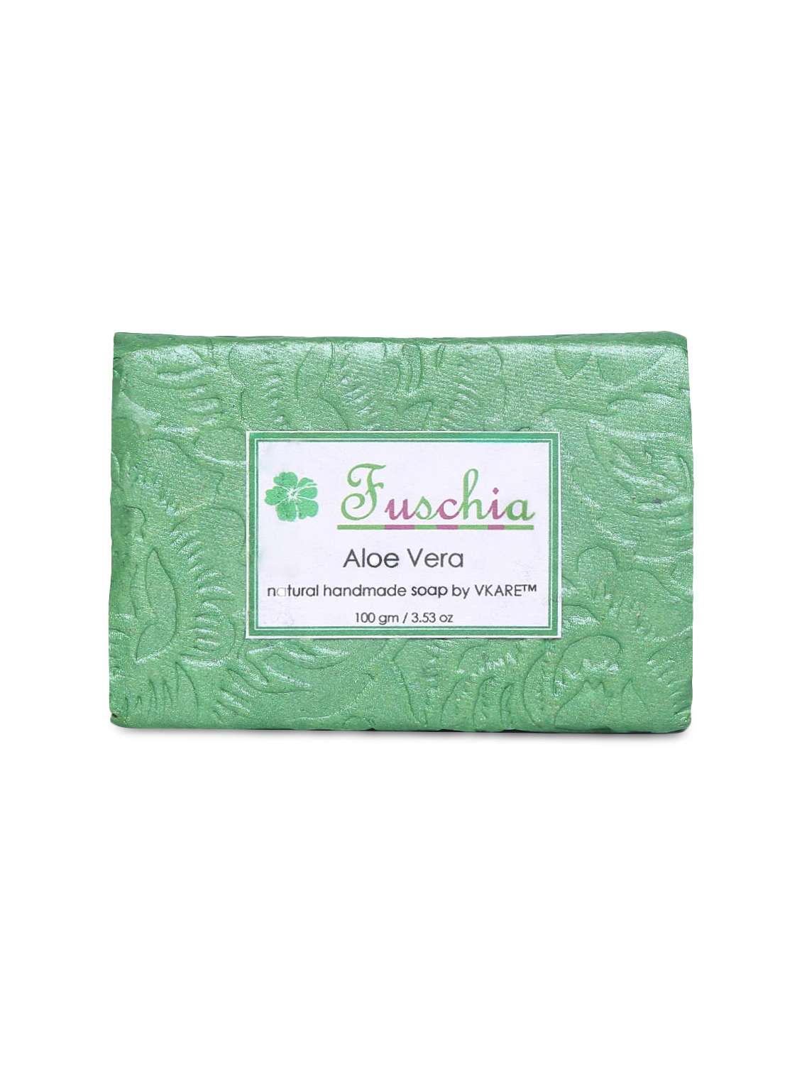 green handmade natural soap